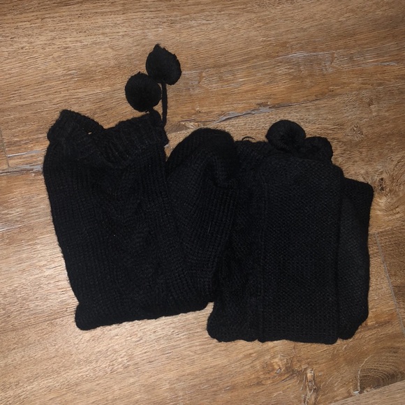 Fuzzy black socks - Picture 2 of 2